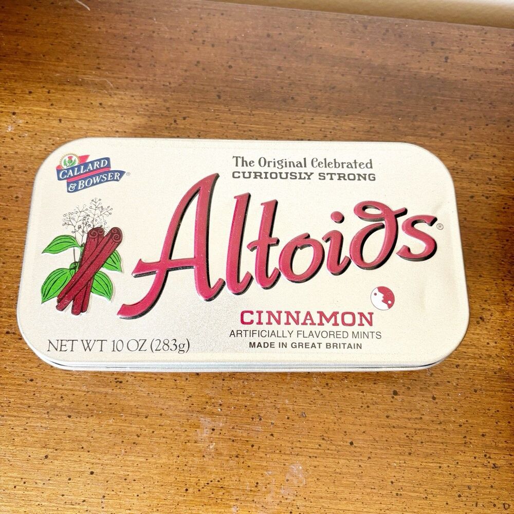 Vintage Rare Callard & Bowser Altoids “THE BIG TIN” Cinnamon 10 Oz Empty Box